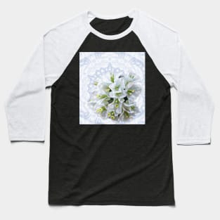 pretty bougainvillea on delicate kaleidoscope Baseball T-Shirt